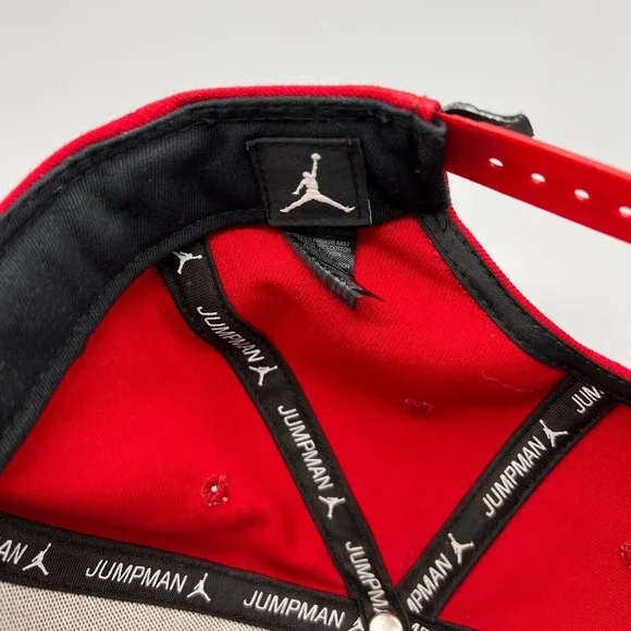Air Jordan Hat Men Red Black Jumpman‎ Bred Wings Snap Back Cap